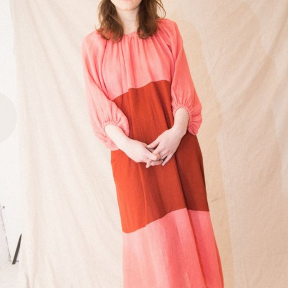 Nikki Chasin, Ballad Dress, Famingo/Cherry